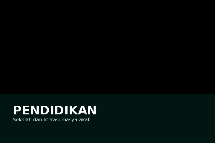 Ilustrasi pendidikan dan inovasi masyarakat Merawang